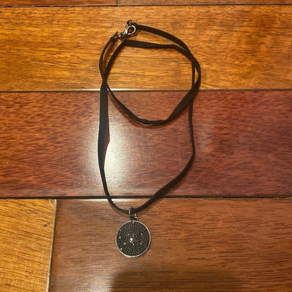 Necklace with Black Charm